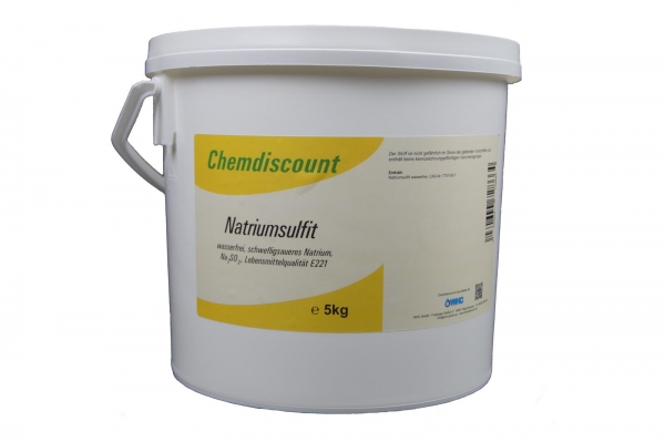5kg Natriumsulfit, wasserfrei, Lebensmittelqualität E221