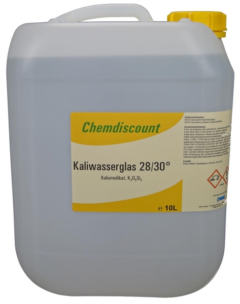 10Liter (ca. 12,5 kg) Kaliwasserglas 28/30°