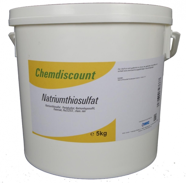 5kg Natriumthiosulfat, Fixiersalz, chemisch rein