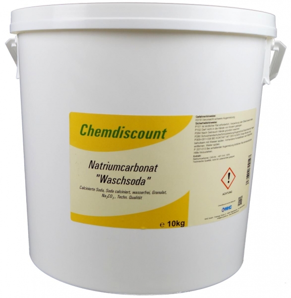 10kg Waschsoda Natriumcarbonat (Na2CO3) Granulat Soda schwer