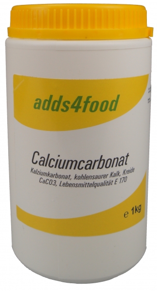 1kg Calciumcarbonat in Lebensmittelqualität E170