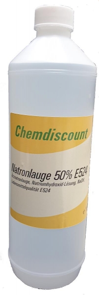 1Liter Kalilauge 50%, techn.