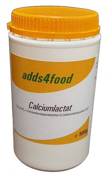 500g Calciumlactat Lebensmittelqualität E327