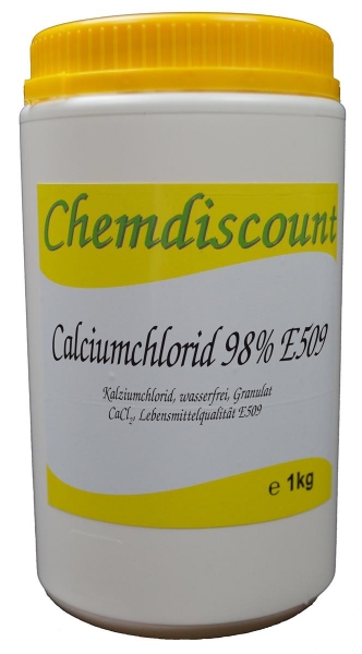 1kg Calciumchlorid 95%-98%, Lebensmittelqualität E509